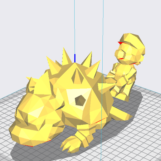 llavero-de-mario-2.png Mario 64 Low Poly keychain