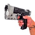 Militech-M-10AF-Lexington-prop-replica-Cyberpunk-20774.jpg Cyberpunk 2077 Militech M-10AF Pistol Prop Cosplay Gun