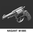 2.jpg weapon gun NAGANT M1895 -FIGURE 1/12 1/6
