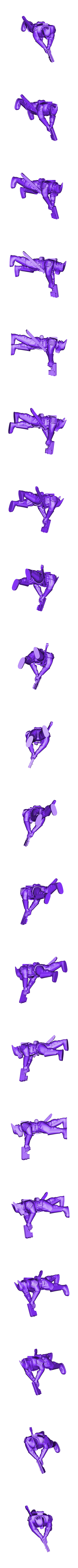 FIGURE_9_28MM_SARG.stl GUARD DOGS x10 28mm (RESIN)