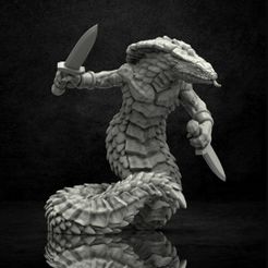 resize-free-mini2.jpg 3D-Datei SERPENT PEOPLE 1 - Kult der alten Schlange kostenlos・Vorlage für den 3D-Druck zum herunterladen