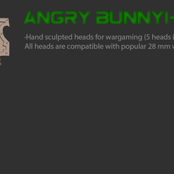 Bunnies.png Angry Bunnyheads... heads