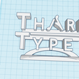Tharntype-2.png K-pop, P-pop, C-pop, Thai, Logos Collection 1 Logo Decor Display Ornament
