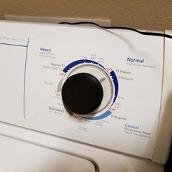 image.png Free STL file Whirlpool Commercial capacity Timer knob・3D printing model to download