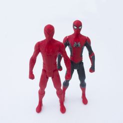 caca-2.jpg Fichier STL Spider-Man articulé à imprimer sur place・Modèle pour imprimante 3D à télécharger