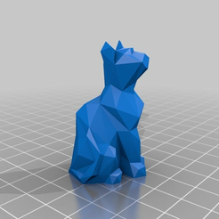 chatlowpoly.png lowpoly cat (chat lowpoly)