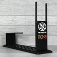 IMG_5395.jpg CYBERGUN TOKYO MARUI FNX 45 FN HERSTAL FNX45 AIRSOFT GUN DISPLAY STAND