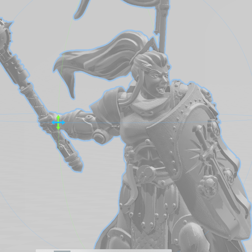 Brigette the Stormcast Eternal 3D model