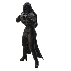 lasgun4.png STL file Female ganger with lasgun・3D printing template to download