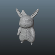 side.png STL file Pikachu with fur・3D printable model to download