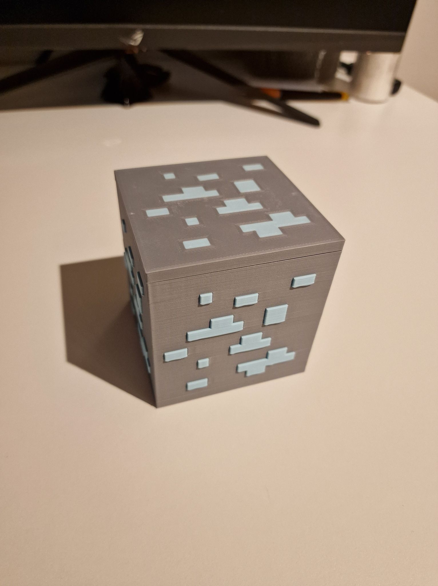 STL file Minecraft Ore storage box・3D printer design to download・Cults