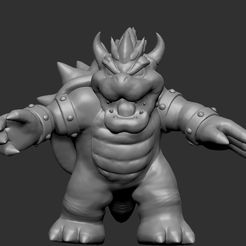 ZBrush-Document.jpg Archivo STL bowser・Diseño para descargar y imprimir en 3D