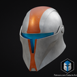 Medieval-Republic-Commando-Perspective.png Bartok Medieval Republic Commando Helmet - 3D Print Files