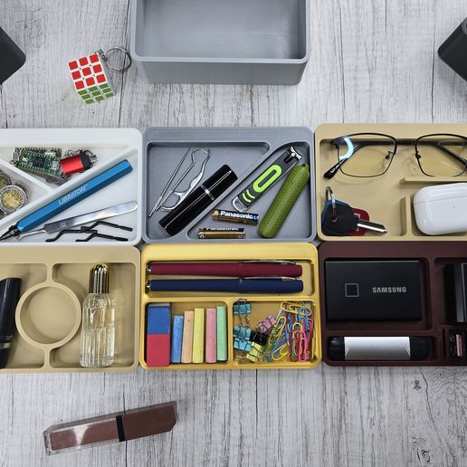 📦 Tray Box With Magnetic Rotating Mechanism・ 3D File for 3D printing・Cults