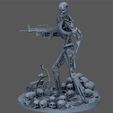 S-45.jpg Terminator T-800 Endoskeleton Salvation Diorama T2 Improved Version