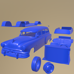 b11_005.png STL file Pontiac Chieftain Deluxe Station Wagon 1953 PRINTABLE CAR IN SEPARATE PARTS・3D printable model to download