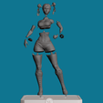 Untitled.png ( No AI slop) Pin-up Chun li Outfit2 - 3D print STL