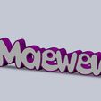 maewenn-assy2.jpg Prenom lumineux / Lighting Name "Maewenn