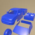 A005.png Toyota Tundra Access Cab SR5 1999 Printable Car In Separate Parts