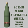 01.png 203mm M106 Artillery Shell