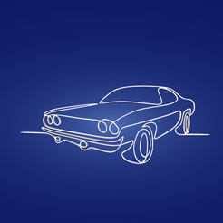 изображение_2022-05-08_132254108.png Decorative mural, wall decoration, panno, Dodge Challenger, Muscle Car