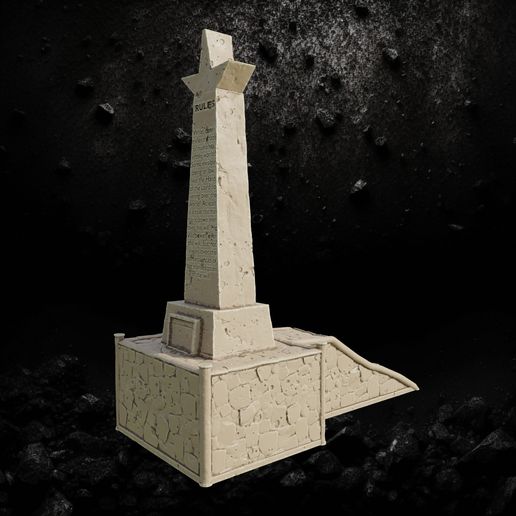 The Obelisk of Forgotten Oaths 3D model