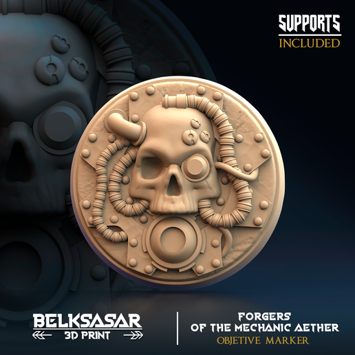 Steampunk Objective Marker