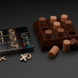 X-O.png 🎮 Tic-Tac-Toe (deux versions) - Modèle STL