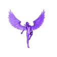 holy one 1.OBJ Fichier OBJ Statue d'ange en forme de croissant・Modèle pour imprimante 3D à télécharger
