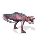 00.jpg REX DINOSAUR Tyrannosaurus Rex FOREST NATURES HUNTER RAPTOR TIGER RIGGED ANIMATED BLEND FILE FBX STL OBJ PREHISTORIC