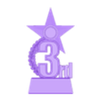 3rdbase.stl Награда Трофей 1, 2, 3