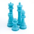 09fb7d883882b561ffffae5b9f6963e5_1449104561889_NMDChess-8.jpg Free STL file Jumbo Chess Set・Model to download and 3D print, FerryTeacher