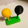 Pic7.jpeg Golf ball Salt & Pepper holder(Salt Shaker)