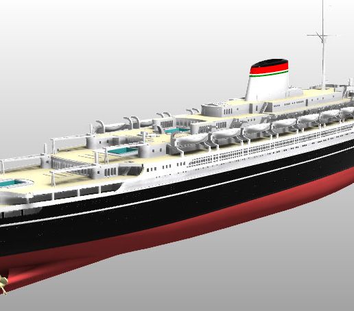 AD2.jpg SS Andrea Doria Ocean Liner, full hull and waterline versions