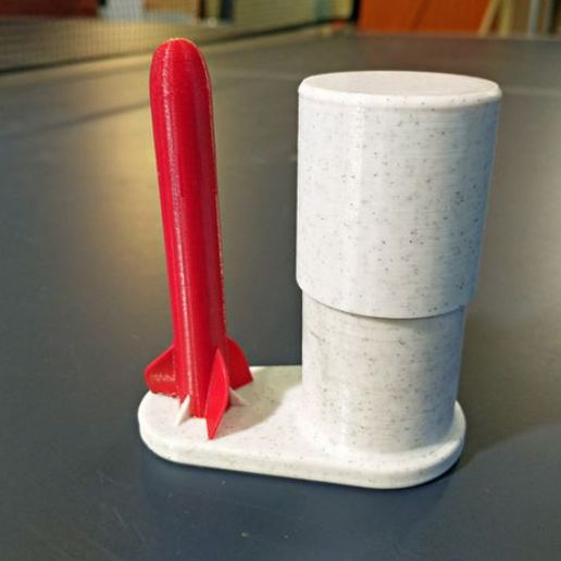 Desktop Stomp Rocket 3D model