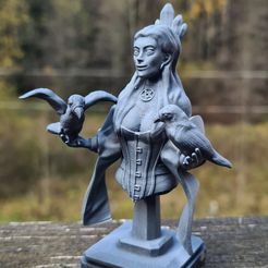 20211021_121619.jpg STL file Witches Revna - Bust・3D printable model to download, KingVirrDesign