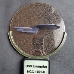 20190217_094118.jpg STL file Star Trek Enterprise Wall Plaque Lamp・3D printer model to download
