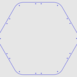 293a2c05274327d67ecd04cbf9f79286.png Kossel Mini Hexagonal Base