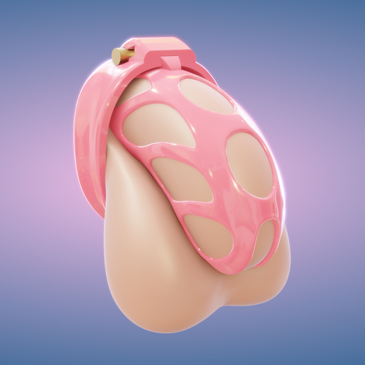 Render2-6.png CHASTITY CAGE -- HOLEY EDITION
