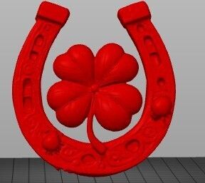 Horseshoes and Trefoils for good luck - 3D model önizlemesi