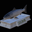 Salmon-statue-20.png Atlantic salmon / salmo salar / losos obecný fish statue detailed texture for 3d printing