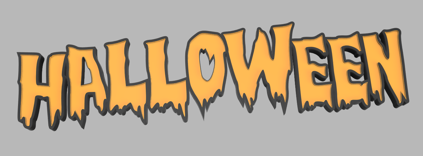 Fichier STL halloween lumineux・Design à télécharger et à imprimer en 3D