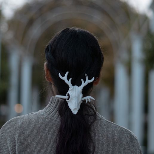 Big-size.jpg 🦌Skull Deer Hairpin 💀