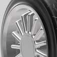 BRW-7.png BRW 890 WHEEL AND STRETCHED TIRE FOR 1/24 SCALE AUTO