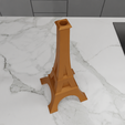 HighQuality3.png 3D Eiffel Tower Vase with 3D Stl File & 3D Stl Printable, Gifts for Her, Tower Vase, Eiffel Tower Decor, Home Decor, 3D Printed, Eiffel Vase