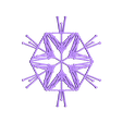 Snowflake Small 065.stl Fichier STL 100 flocons de neige・Design à télécharger et à imprimer en 3D, abbymath