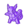 08 Wartortle.stl Wartortle Crystal Effect - Pokémon Elegance