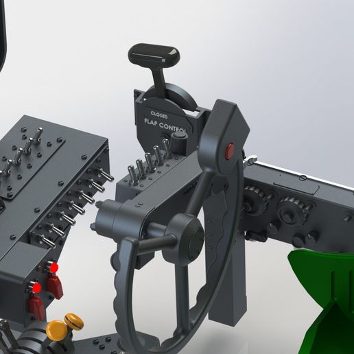 r21.jpg P38 lightning HD work complete cockpit
