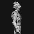 14.JPG STL file GOKU super saiyan v2 - Dragonball Super・3D print model to download