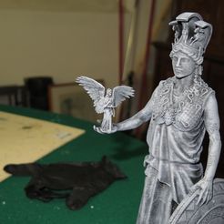 IMG_5301.jpg Fichier OBJ Statue d'Athéna pour les dioramas et les mithcloths・Plan à imprimer en 3D à télécharger